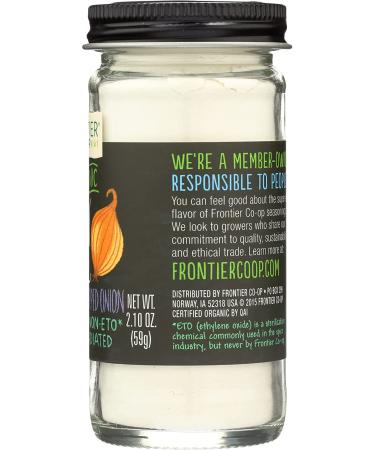 Frontier Herb Organic White Onion Powder 2.1 oz - Pure and Flavorful - Buy Online on GoSupps.com