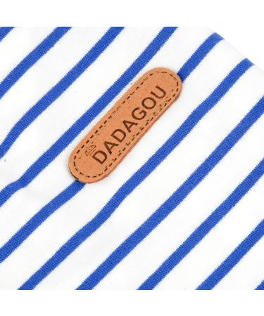 PAIDEFUL British Striped Dog Shirt for Small Medium Dogs Cats - Breathable Soft Cotton Vest Tee for Puppy Chihuahua Yorkie - Blue XS - Buy Online on GoSupps.com
