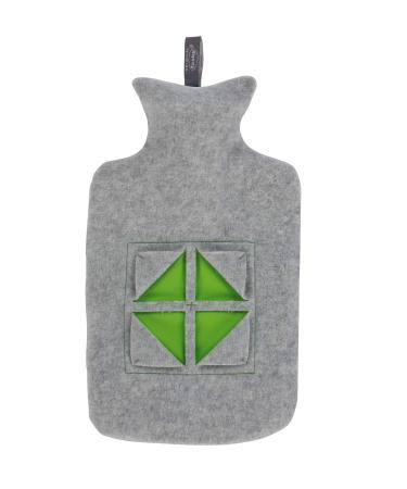 Fashy hot water bottle 2. 0 l with soft cover (made from recycled fabric) 67348 23