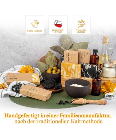 Buy Lubiu Marigold Soap - 100g Handmade Natural Shower & Hand Soap for Men Women & Children | Ideal Solid Soap Gift - Buy Online on GoSupps.com