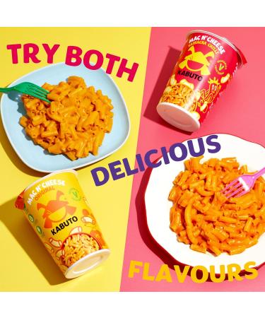 Kabuto Noodles Mac n' Cheese Sriracha Chilli Pack of 6 (6 x 85g Instant Macaroni Cheese Sriracha Chilli Flavour Pots) - Buy Online on GoSupps.com