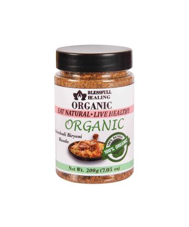 Blessfull Healing Organic Hyderabadi Biryani Masala 200 Gram Airtight Container (Packing May Vary) 200 Gram 7.05 oz