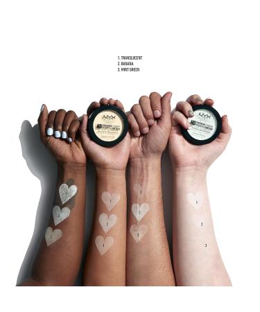 NYX Professional Makeup High Definition Finishing Powder - Mint Green (Pack of 2) | Vegan Matt Finish & Oil Absorbing - 8g Each - Buy Online on GoSupps.com