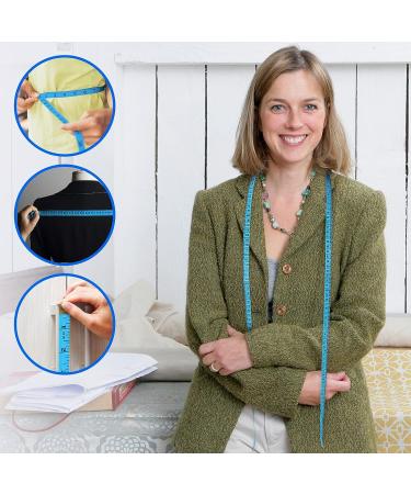 FF Elaine 24 Pcs Double-Scale Soft Tape Measure Ruler Bulk - 60-Inch/150cm for Sewing, Tailoring, and Body Measurements - 6 Colors - Buy Online on GoSupps.com