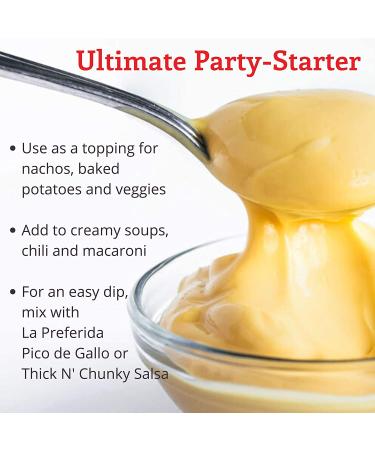 La Preferida Nacho Cheese Sauce 15oz (Pack of 6) - Delicious and Creamy Cheese Sauce for Nachos - Buy Online on GoSupps.com