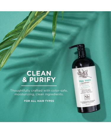 Soapbox Tea Tree Shampoo - Sulfate, Paraben, and Silicone Free, Color Safe, Vegan Hair Shampoo - 33.8 oz - Buy Online on GoSupps.com