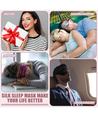 Buy Xtinmee 30-Piece Silk Sleep Masks - Adjustable Eye Masks for Sleeping Travel & Blindfold | Soft & Comfortable Eye Covers for Men & Women (Multicolor - Buy Online on GoSupps.com