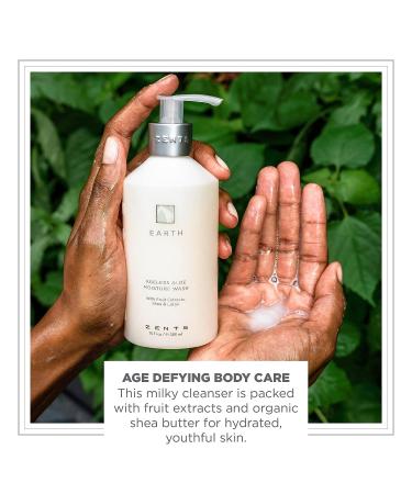 Zents Earth Hand and Body Wash | Moisturizing Anti-Aging Cleanser | Organic Shea Butter & Aloe | 10 fl oz - Buy Online on GoSupps.com