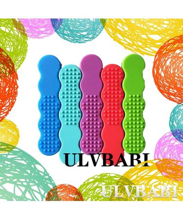 Buy Silicone Bite Ring Necklace - Cute Jewelry Pendant for Adults & Babies | Soft Sensory Breastfeeding Tools for Autism & ADHD | 5 Pieces - Buy Online on GoSupps.com