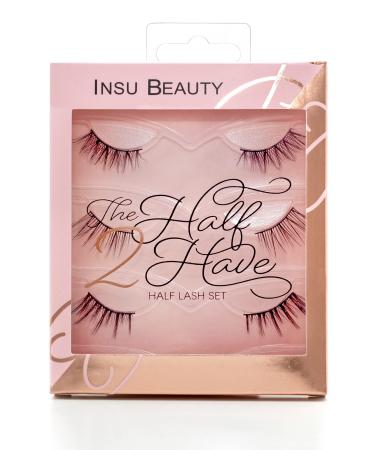 Insu Beauty Half 3/4 Re-useable Luxury Eyelashes - 3 Pairs