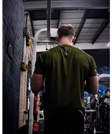 Men's Functional Sports T-Shirts 3 Pack | Gaiaiger Fast-Drying & Breathable Running Tees in XL - Black & Green - Buy Online on GoSupps.com