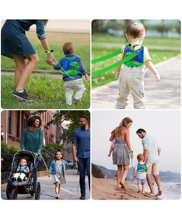 Toddler Leash for Boys  4-in-1 Leash for Kids  Toddler Harness with Leash  Child Leash for Walking with Baby Safety Anti Lost Wrist Link (Dinosaur) - Buy Online on GoSupps.com