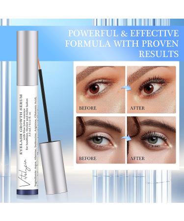 Vitalysin Eyelash Growth Serum - Eyebrow Enhancer - Premium Lash Boost Serum - Natural Ingredients - 0.12OZ/3.5ML (BLUE) - Buy Online on GoSupps.com