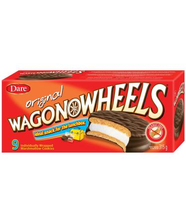 Wagon Wheels Original - Individually Packaged Chocolate Enrobed Soft Cookies Filled with Marshmallow 315g Unit Pack Chocolate Enrobed Soft Cookies Filled with Marshmallow Original Regular Pack