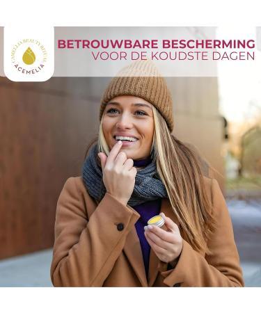 Camelia Cosmetiques SL ACEMELIA 2Pack Repairing Lip Balms 2 x 10 ml Nose and Lips Intense Recovery and Hydration for Dry and Cracked Lips Protection Against Cold and Wind Vegan - Buy Online on GoSupps.com