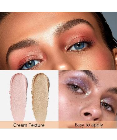 Enfuntins Shimmer Cream Eyeshadow Stick - High Pigmented Waterproof Eye Shadow Pencil (Champagne Gold) | Long Lasting Makeup with Soft Smudger - Buy Online on GoSupps.com