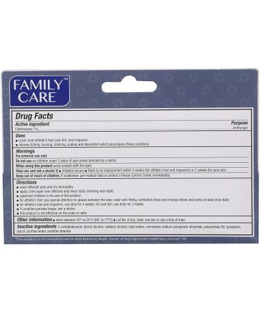 Family Care Clotrimazole Anti Fungal Cream 1% USP - 10 Pack (1oz) | Compare to Lotrimin - Buy Online on GoSupps.com