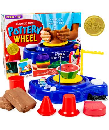 Made By Me Motorized Power Pottery Wheel - at Home Pottery Making   Clay Sculpting Activity for Kids Ages 6 and Up Motorized Pottery Wheel - Buy Online on GoSupps.com