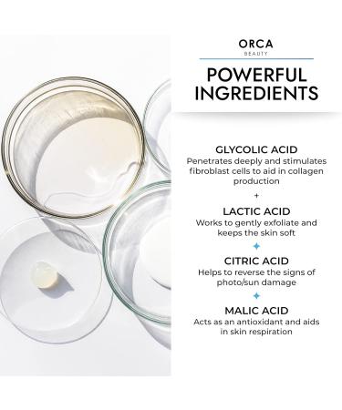 Glycolic Acid Face Serum 2oz - 15% AHA Complex with Hyaluronic Acid - Anti Aging & Skin Brightening Serum - Buy Online on GoSupps.com