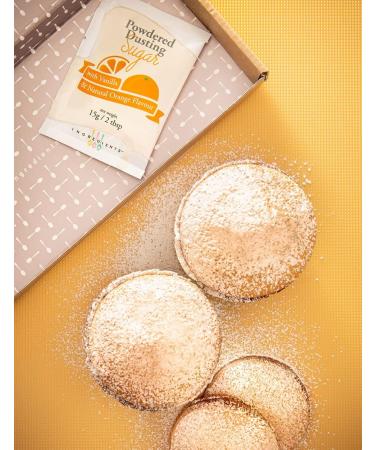 Icing Sugar with Vanilla & Natural Orange Flavour | Multipurpose | Box of 5x 15g Sachets Sugar Vanilla-Orange | 5x Sachets - Buy Online on GoSupps.com