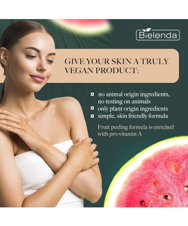 Bielenda Vegan Friendly - Peels Very Effectively Gently Exfoliate Rough Thickened Dead Skin Cleanse Restore Its Smoothness And Softness - Vegan Friendly Watermelon Body Scrub - 200 g - Buy Online on GoSupps.com