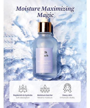 MILKTOUCH Glossy Moisture Ampoule | Niacinamide Facial Moisturizer for Dry Skin | Hydrating Serum for All Skin Types | Korean Skin Care (40 ml) - Shop Internationally - Buy Online on GoSupps.com