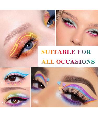 12 Colors Colored Eyeliner Pencils Set Colorful Gel Eyeliner Pen Set Professional Waterproof Long Lasting Retractable Eye Liner Pencils Smooth Eye Makeup Pen Gift Kit for Women&Girls Easy to Apply - Buy Online on GoSupps.com