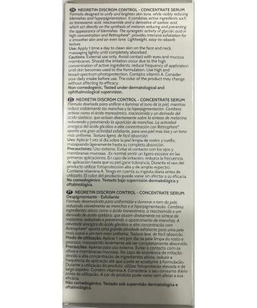  Cantabria Labs Neoretin Discrom Control Concentrate Serum 30 ml for all skin types nighttime anti-dark spot and brightening treatment - Buy Online on GoSupps.com