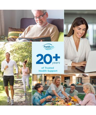 Fortifeye Focus Eye Care Supplement 30 Softgel Capsules - Triple Carotenoid Including Astaxanthin Lutein and Zeaxanthin Supplements Eye Vitamins Supports Eyes Fatigue and Blue Light Protection - Buy Online on GoSupps.com
