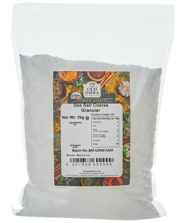 Old India Sea Salt Coarse Granular 2kg Salt 2 kg (Pack of 1)