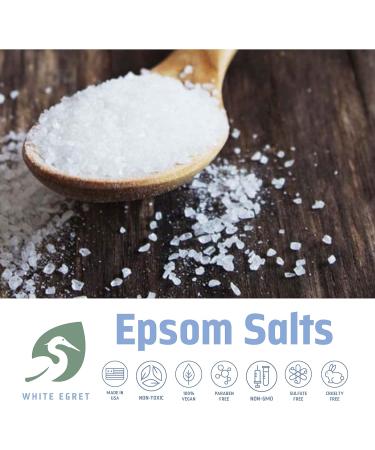 Buy White Egret Citrus Pharmaceutical Grade Epsom Salt 30oz - Premium Epsom Salt for Wellness & Relaxation - International Shipping Available - Buy Online on GoSupps.com