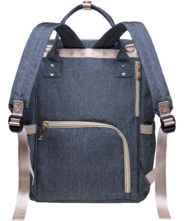 Caucko Baby Diaper Bag with Stroller Hook - Multifunctional Nylon Travel Backpack Large Capacity with Multiple Compartments - Gray (KT01-4) - Buy Online on GoSupps.com