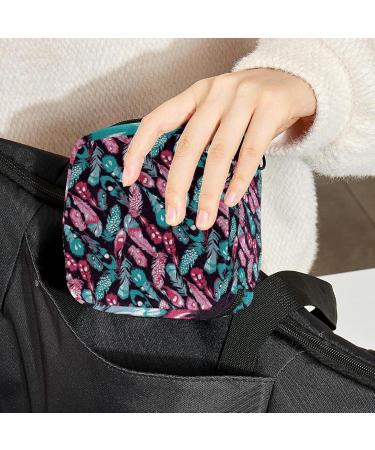 Beautiful Spring Pattern Women's Menstrual Bag - Portable Storage for Cups & Napkins | Perfect for Teens & Women - Buy Online on GoSupps.com