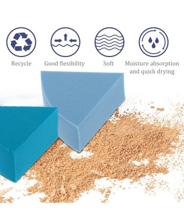 Buy 2 Set Capsule Bottle Beauty Egg - Exfoliating Triangle Blending Sponge & Makeup Applicator | International Shipping - Buy Online on GoSupps.com