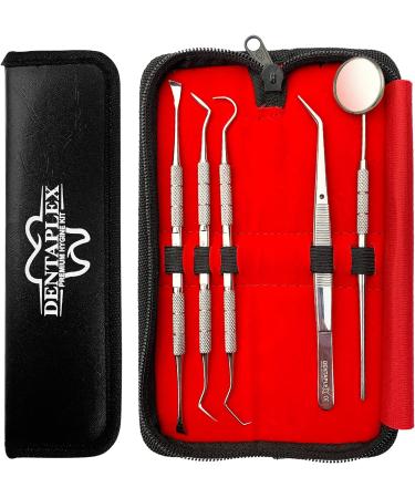 Dentaplex 5-Piece Oral Dental Care Kit for Teeth Cleaning and Whitening - Plaque, Calculus, and Tartar Removal Tools for Personal and Pet Use - Buy Online on GoSupps.com