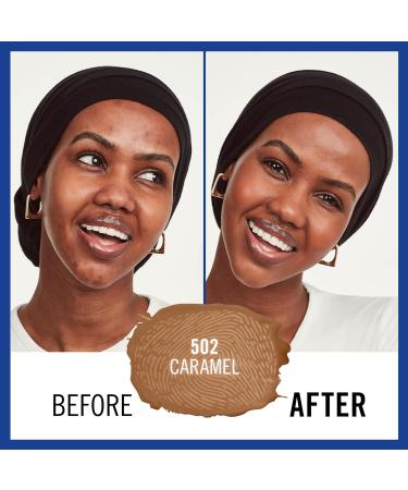 Buy MATCH PERFECTION Foundation #502-Caramel 30ml - Flawless Finish for All Skin Types | International Shipping Available - Buy Online on GoSupps.com