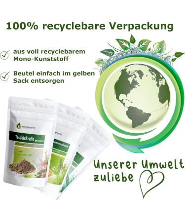 Kr uterland Organic Chia Seeds 500g - 100% Pure Vegan & Gluten-Free Salvia Hisp nica | Premium Quality Superfood for International Shipping - Buy Online on GoSupps.com