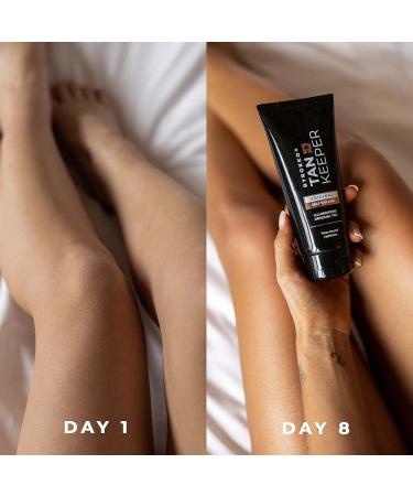 BYROKKO Tan Keeper (200 ml) Gradual Tanning Moisturiser Self Tan Body Cream with Premium Ingredients Vegan & Cruelty-free - Buy Online on GoSupps.com