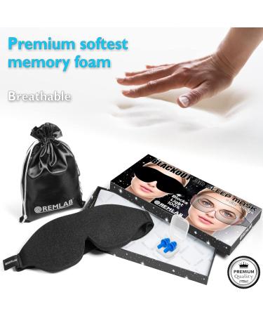 Sleep Mask - Light Blocking 3D Blackout Eye Masks for Women & Men | Soft Cooling Travel Eyemask - Perfect for Night & Eyelash Extensions - Buy Online on GoSupps.com