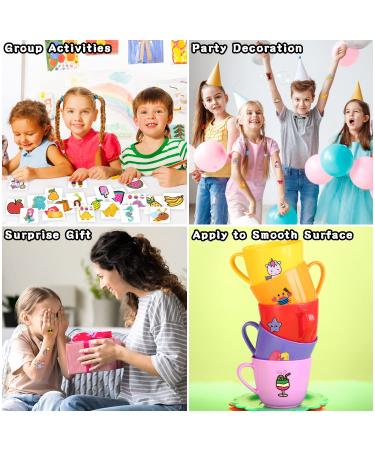 Kids Temporary Tattoos - 204 Individually Wrapped Sheets, Birthday Party Supplies - Buy Online on GoSupps.com