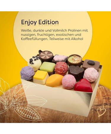 Epralinchen 500g Hand-Processed Belgian Luxury Chocolates - Enjoy Edition with Alcohol | Perfect Gift Praline Mixture - Buy Online on GoSupps.com