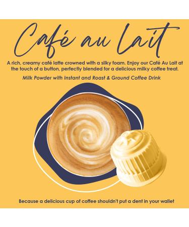 Dolce Gusto Compatible Coffee Pods Variety Pack - Caramel Latte, Cappuccino, Hot Chocolate, Cafe Au Lait, Flat White (50 Pods, 50 Servings) - Buy Online on GoSupps.com