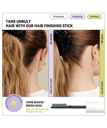 BestLand Double Head Hair Finishing Stick Hair Mascara Brush & Comb for Flyaways | Non-Greasy Gel Wax Tamer for Bangs & Stereotypes - Buy Online on GoSupps.com