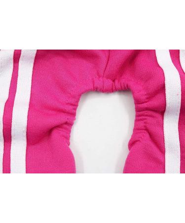 XXS Small Dog Hoodie: Girl Puppy Shirt for Extra Small Dogs - Rose Striped Sweatshirt - Buy Online on GoSupps.com