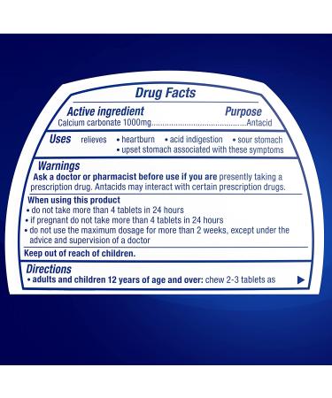 TUMS Chewable Bites Ultra Strength Antacid Tablets - Mixed Fruit Flavor, 54 Count (Pack of 3) | Heartburn and Indigestion Relief - Buy Online on GoSupps.com