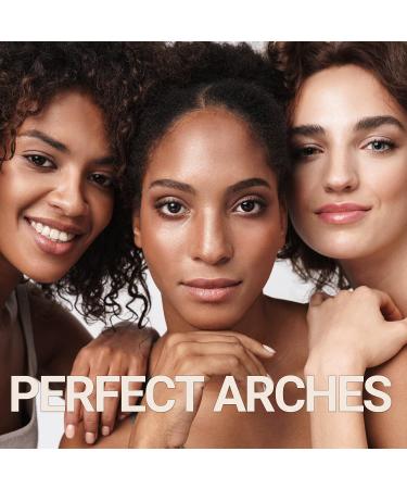 FENVIRN Eyebrow Stamp Kit - 20 Waterproof Stencils for Perfect Dark Brown Brows - Buy Online on GoSupps.com