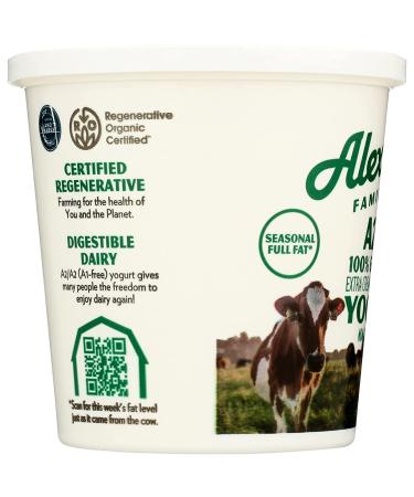 Alexandre Family Farms Organic Plain Yogurt 24 OZ - Best Quality Dairy Product - Buy Online on GoSupps.com