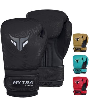 Mytra Fusion Children Boxing Gloves - Kickbox Gloves Children for Training Box Sack Muay Thai MMA fighting martial arts and boxing gloves children black 8 -oz - Buy Online on GoSupps.com