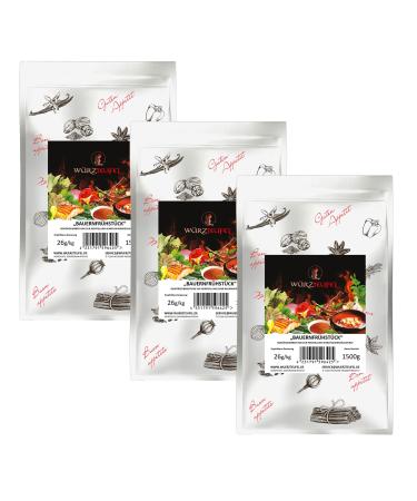 W rzteufel Farm breakfast FIX & READY herbal preparation S lzsausage spices Ritter breakfast without additives 3 XL bags per 1500g 45kg