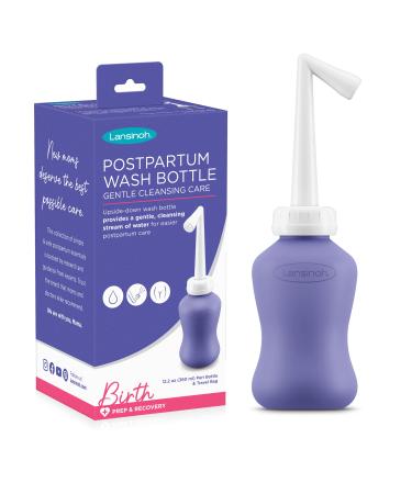 Lansinoh Upside Down Peri Bottle for Postpartum Care and Gentle Cleansing, 12.2 Ounces - Buy Online on GoSupps.com